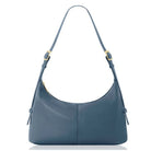 Versa Leather Hobo Handbag Denim Blue | Betsy & Floss