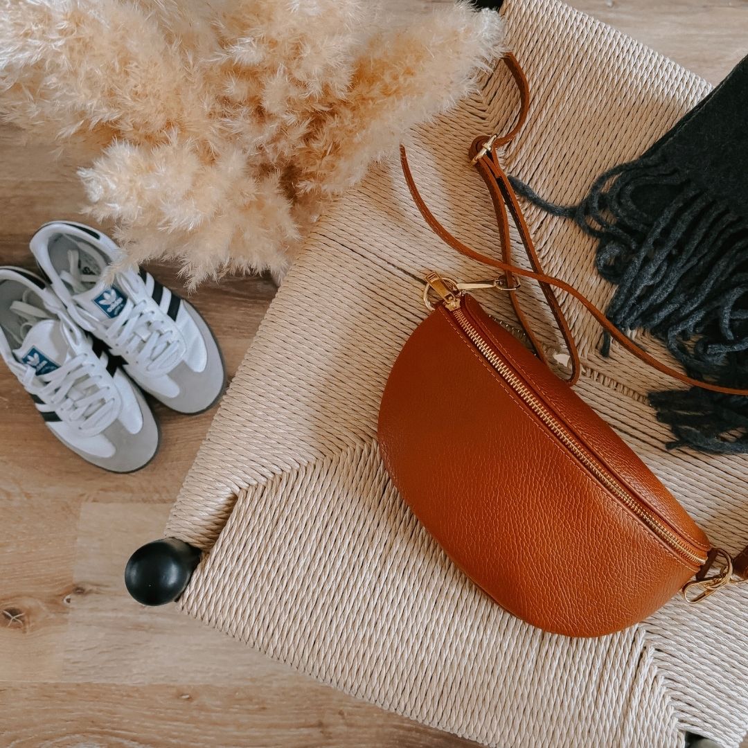 Zadar Crossbody and Waist Bag Black | Betsy & Floss