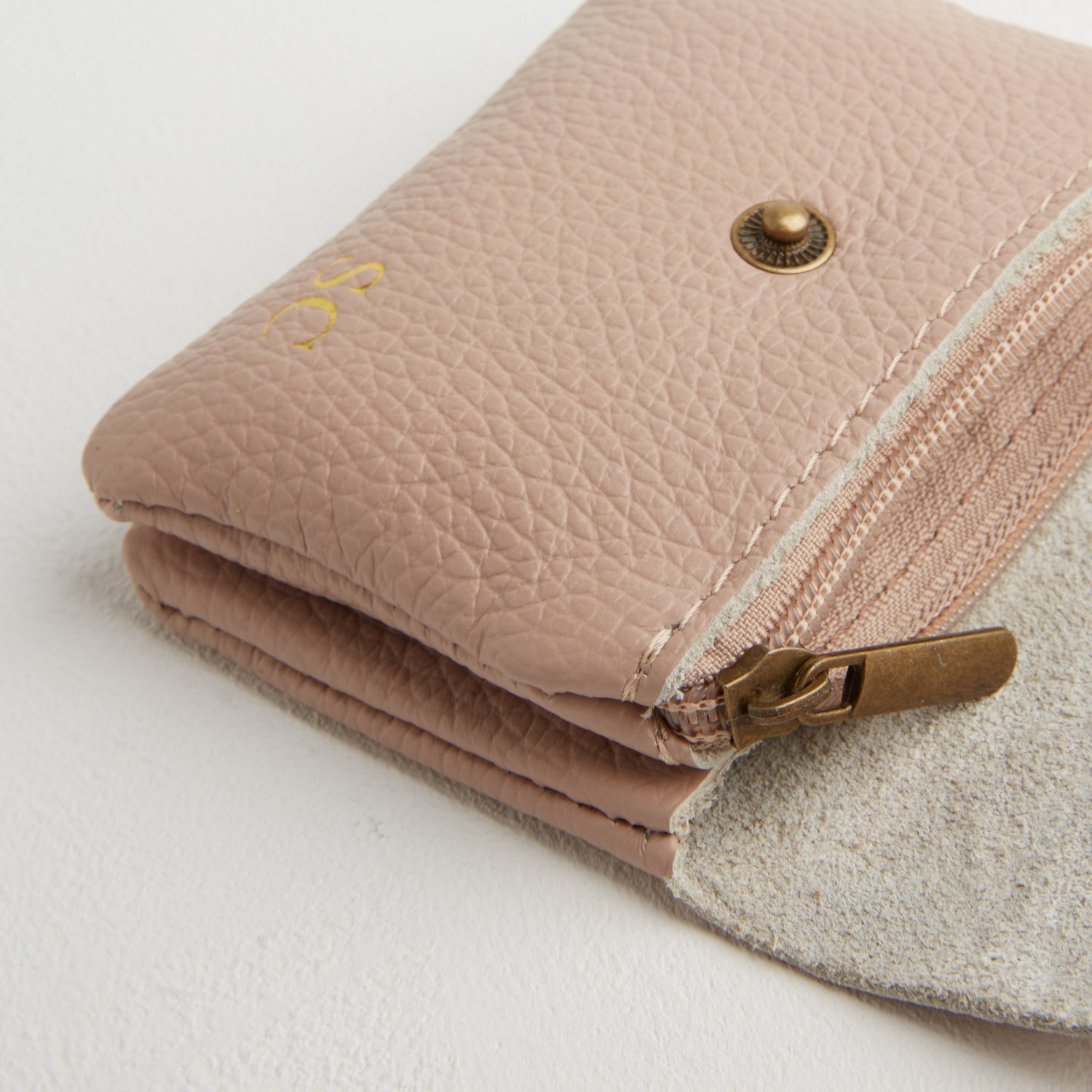 Luca Small Crossbody Bag, Purse and Scarf Gift Set in Blush Pink